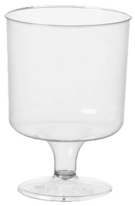 Kieliszek do wina 150ml transparentny na nożce, pojedyncza sztuka