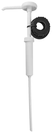 Plastikowa pompka do dozowania preparatów z pojemników firmy Clinex. Pasuje do pojemników o pojemności 5l i 10l.