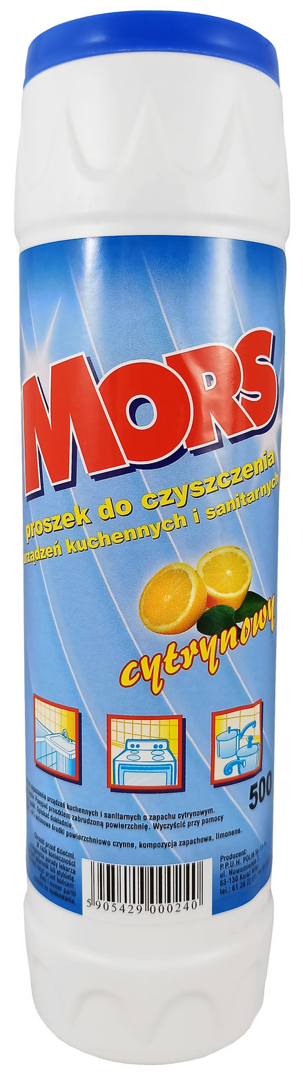 MORS proszek do czyszczenia 0,5kg cytrynowy do urządzeń kuchennych i sanitarnych