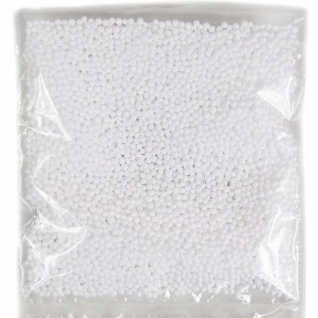 Kulki Styropianowe 4mm 10g. BiałeBrewis Kulki styropianowe przydatne są podczas robienia różnego rodzaju prac rękodzielniczych i kreatywnych takich jak, np: stroiki i kompozycje świąteczne, dekoracje witryn, gablot, itp. Są lekkie, gdyż wykonane ze styropianu. Średnica jednej kulki: 4mm. Opa...