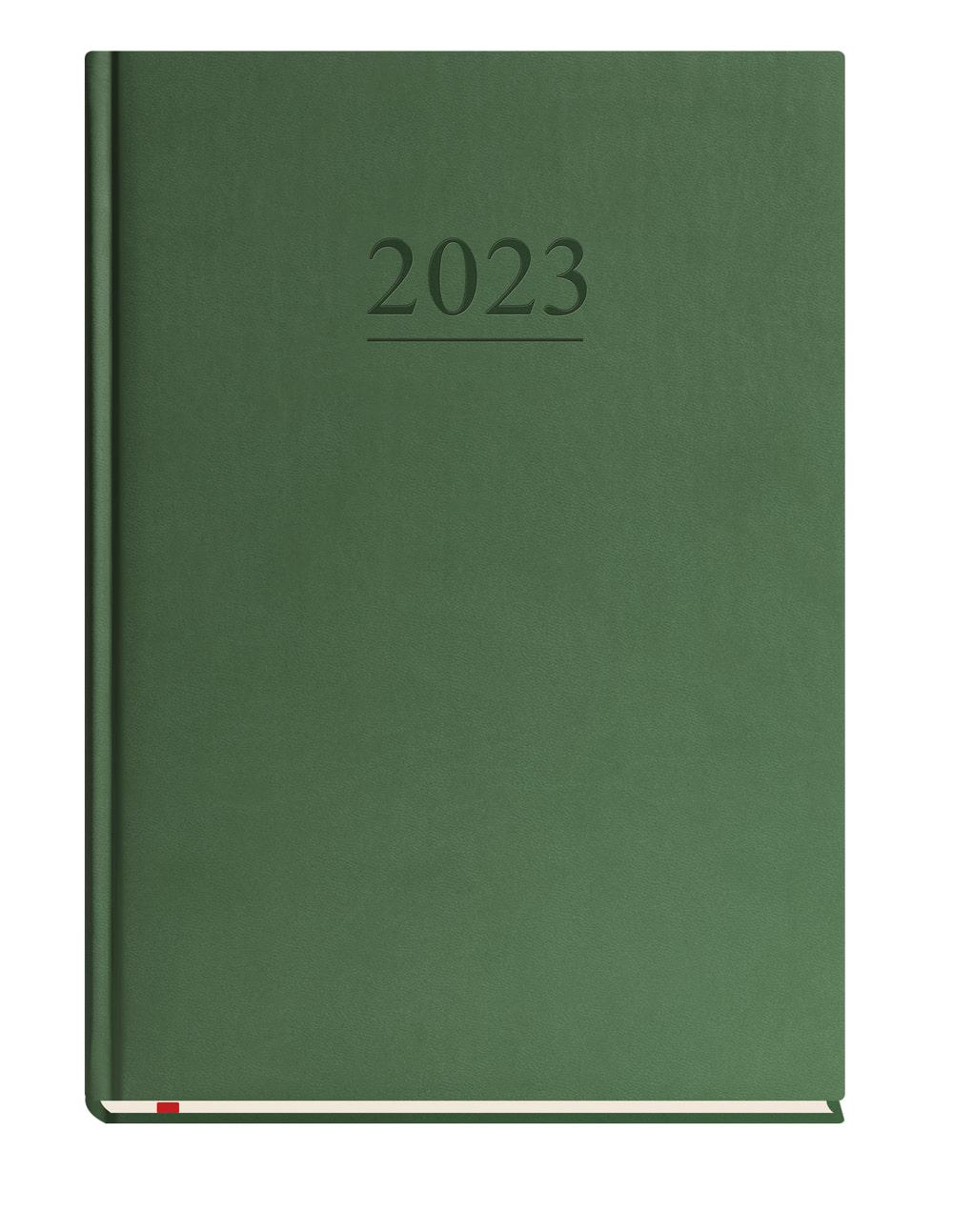 Kalendarz terminarz B5 klasyczny zielony skóropodobna oprawa Vivella 2023