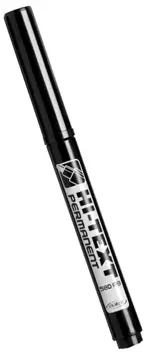 Pisak permanentny,  niezmywalny do wszystkich powierzchni, odporny na światło i wodę, tusz mocno kryjący o zwiększonej zawartości aż do 4g. Końcówka okrągła 1,5mm.

