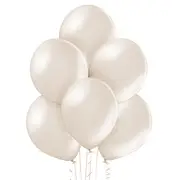 Balon Metallic 9`  100 szt BIAŁE