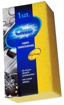 Gąbka samochodowa GP CLUO żółta 21x11 cm, do mycia karoserii i powierzchni lakierowanych