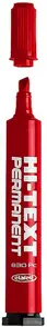 Pisak Marker Hi-Text 830PC gruby ścięty CZERWONY
