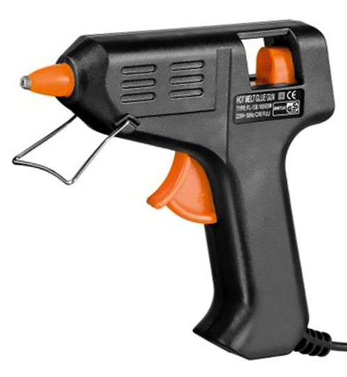 Pistolet do kleju na gorąco PK-40 40W czarno-pomarańczowy z przewodem