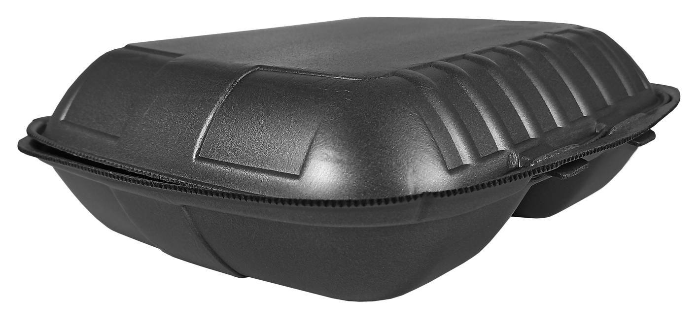 Pokrywa do taca cateringowego 55cm czarna, jednorazowa z zawiasami