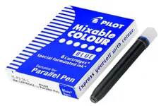 Naboje do piór kulkowych PILOT 6sztParallel Pen