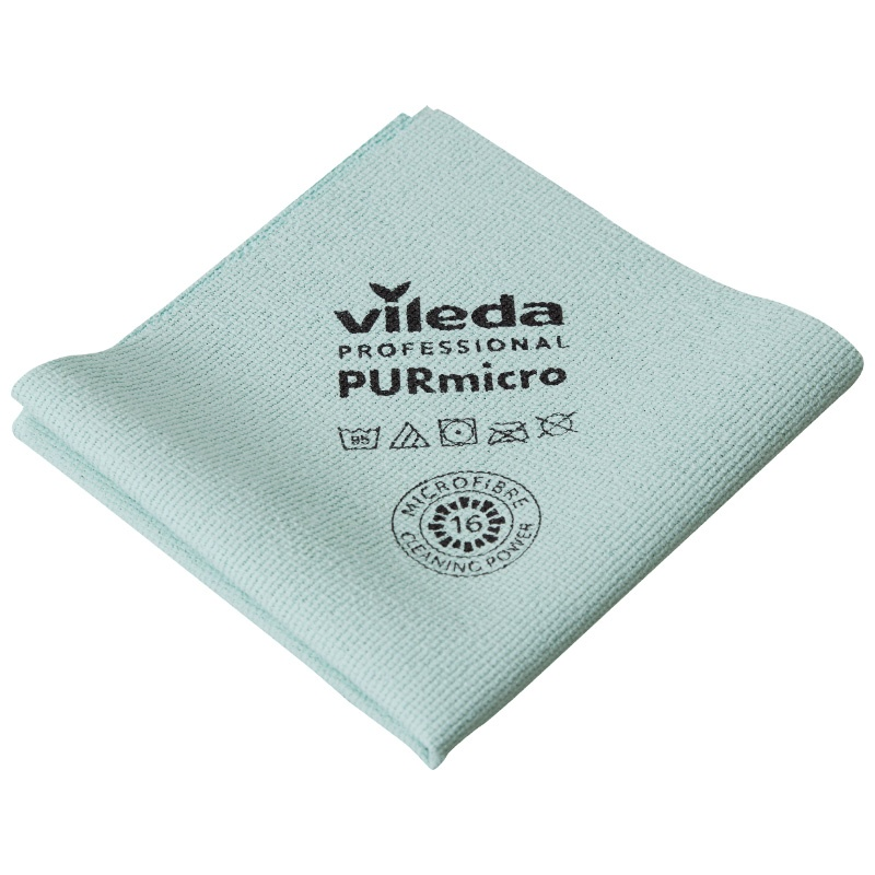 Ścierka Vileda PURmicro 38x35cm zielona z mikrofibrą do czyszczenia