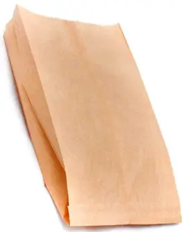 Torba pap.Fałdowa szara 27/12/5  250szt