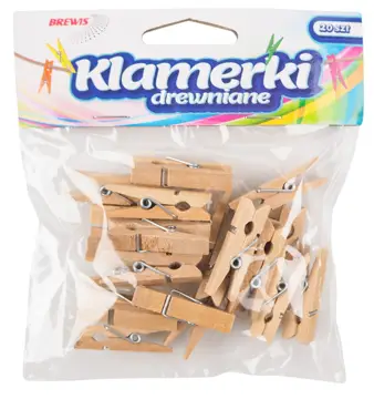 Klamerki/Spinacze Kreatyw.3,5cm 20sztSPN35