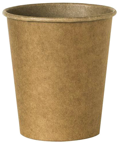 Kubek papierowy kraft 100ml pojemności, średnica 64mm, opakowanie 100 sztuk.
