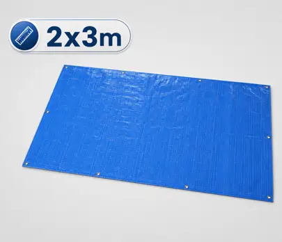 Plandeka niebieska 2x3m 1szt - widok alternatywny