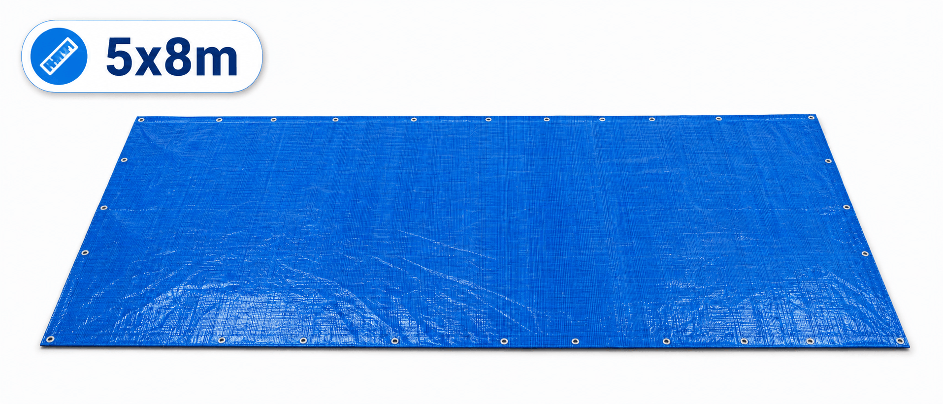 Plandeka niebieska 5x8m 1szt