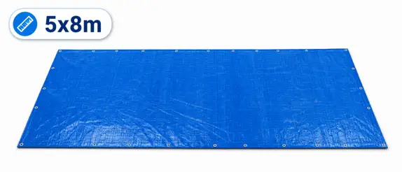 Plandeka niebieska 5x8m 1szt - widok alternatywny