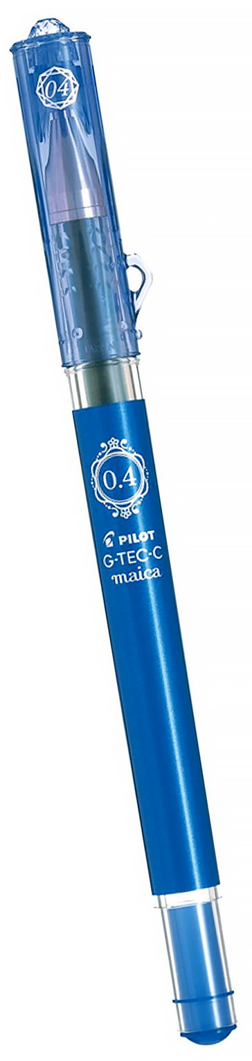 Długopis żelowy PILOT G-TEC-C Maica 0,4 mm niebieski z wymiennym wkładem.