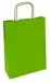 Torba pap. klockowa KOLOR 30/17/42 1szt skrętne ucho JASNO ZIELONA