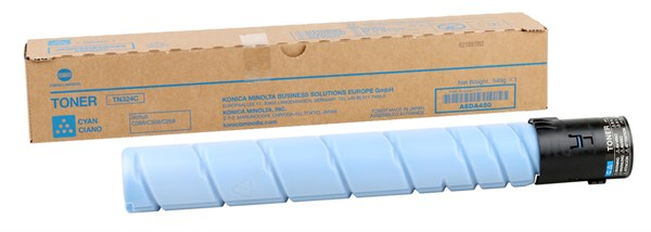 Toner MINOLTA BIZHUB TN-324 czarny w opakowaniu kartonowym i na tubie