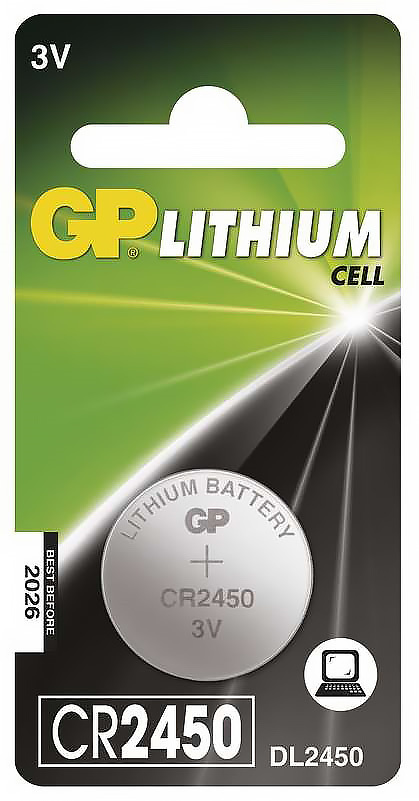 Bateria GP Lithium CR2450 okrągła 3V guziczek do urządzeń elektronicznych