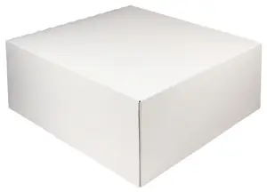 Karton na tort 25/25/12 jednoczęśc. 1szt BIAŁY / BEZ OKNA