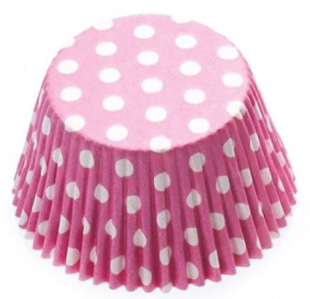 Papilotka POLKA RÓŻ GROSZKI 50x32 12szt Papilotki okrągłe, przeznaczone do pieczenia lub ekspozycji wyrobów gotowych. Wykonane z papieru o gramaturze 60g odpornego na tłuszcz. Polecane do pakowania: pralin, babeczek, ciastek, pączków i innych wypieków.
*Kolor: róż w białe groszki
...