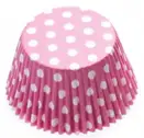 Papilotka POLKA RÓŻ GROSZKI 50x32 12szt