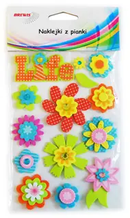 Naklejki z pianki MIX 11sztPVC101/PVC102