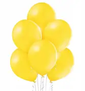 Balon Metallic 9`  100 szt ŻÓŁTE CYTRYNA