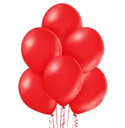 Balon Metallic 9`  100 szt CZERWONE