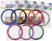 Druciki florystyczne, dzięki swym elastycznym właściwościom idealnie sprawdzają się w efektownym ozdabianiu bukietów, tworzeniu kompozycji dekoracyjnych oraz innych ozdób. Długość ok. 3m. Mix kolorów.

