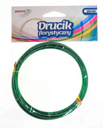 Druciki florystyczne, dzięki swym elastycznym właściwościom idealnie sprawdzają się w efektownym ozdabianiu bukietów, tworzeniu kompozycji dekoracyjnych oraz innych ozdób. Długość ok. 3m. Mix kolorów.

