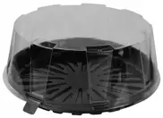 Pojemnik PS na tort "22" czarny spód + transparent góra