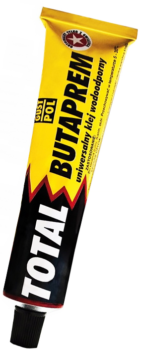 Uniwersalny klej wodoodporny można użyć do:
   *gumy
   *skóry naturalnej i sztucznej
   *tkanin z surowców naturalnych i sztucznych oraz filcu
   *ceramiki
   *szkła
   *wykładzin
   *drewna
   *korka
Opakowanie 35g