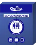 Serwetka KANGUREK 32x38  Granatowa 50szt na sztućce