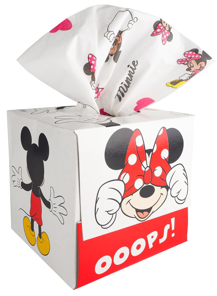 Chusteczki higieniczne KARTIKA 3-warstwowe 56 szt w pudełku z nadrukiem Minnie Mouse