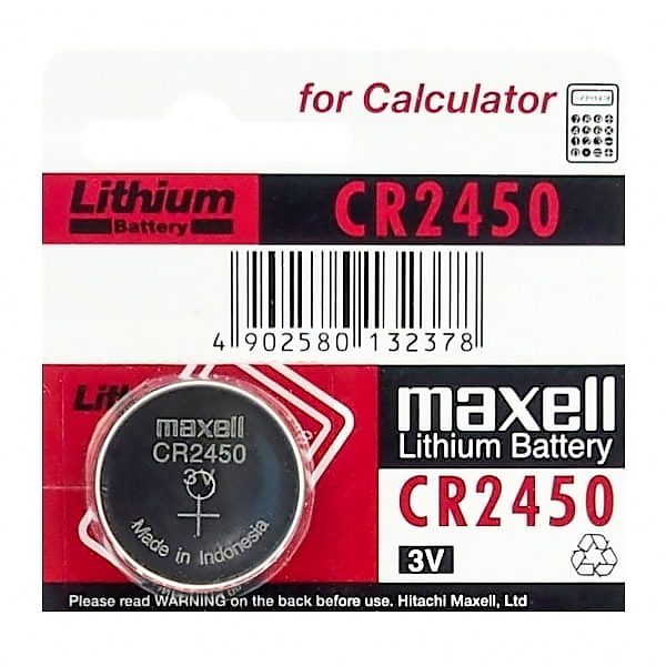 Bateria Maxell CR2450 litowa 3V okrągła do kalkulatora