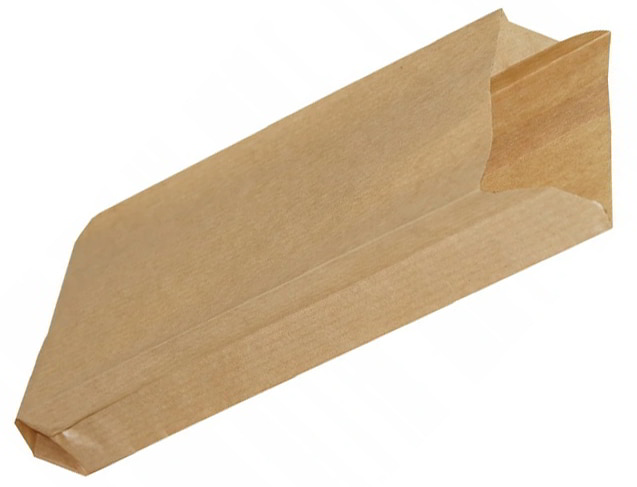 Opakowanie do hot-doga francuskiego wykonane z szarego papieru kraftowego, z nadrukiem dwukolorowym. Motyw nadruku: "Certyfikat dobrego smaku. Wymiary: 75x190mm. Opakowanie zawiera 250 sztuk.