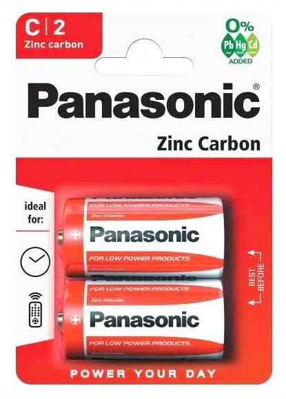 Wysokiej jakości baterie Panasonic to wielofunkcyjne baterie cynkowo-weglowe, idealne do zasilania urządzeń codziennego użytku, które potrzebują zastrzyku dodatkowej energii.

