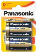 Bateria Panasonic Alkal.R20 Baterie Panasonic Alkaline Power R20 1,5V, opakowanie 2 sztuk w blistrze