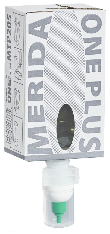 Jednorazowy wkład z pompką spieniającą, dającą niebywale delikatną pianę, do stosowania w dozowniku mydła w pianie. Bardzo wydajne - ok. 2000 porcji piany z jednego wkładu, masa wkładów 700 g. Całkowita szczelność wkładu zabezpiecza przed skażeniem zaw...