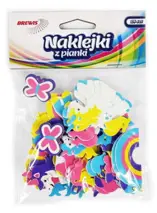 Naklejki z pianki Jednorożec 28sztPVC41
