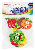 Naklejki z pianki Owocowe Bużki 22sztPVC47