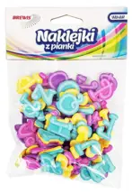 Naklejki z pianki Alfabet 112sztPVC48