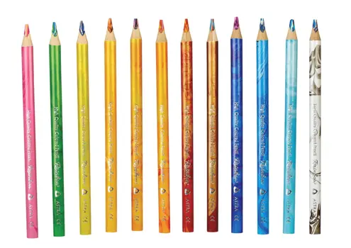 Kredki Ołówkowe 12 kol. TĘCZOWE JUMBOASTRA - widok alternatywny