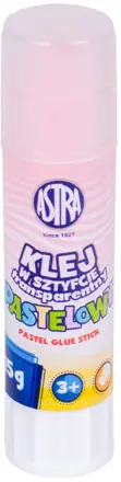 Klej transparentny pastelowy 15g-displayASTRA