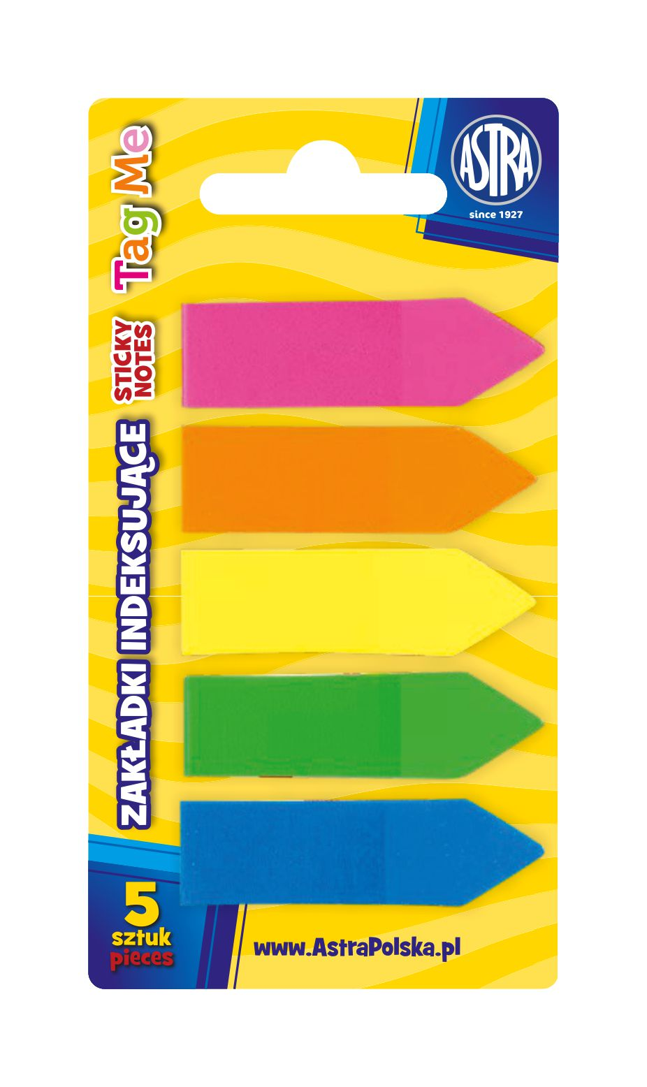Zakładki samoprzylepne do znaczenia i oddzielania dokumentów do wielokrotnego użytku. Fluoresencyjne kolory, przezroczyste, nie pozostawiają śladów kleju. 5 kolorów x 25szt.
