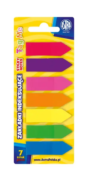 Zakładki indeksujące 7 kolorówASTRA