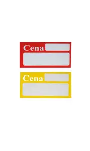 Winieta cenowa papierowa  4x8 100szt