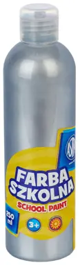 Farba plakatowa 250 ml-metaliczna srebrna ASTRA