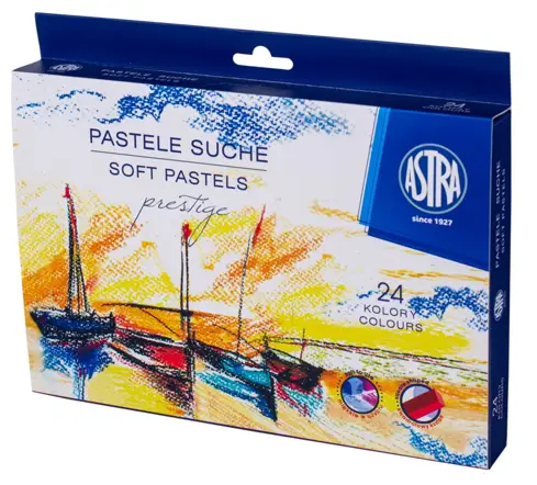Kredki Pastele suche prestige 24 koloryASTRA